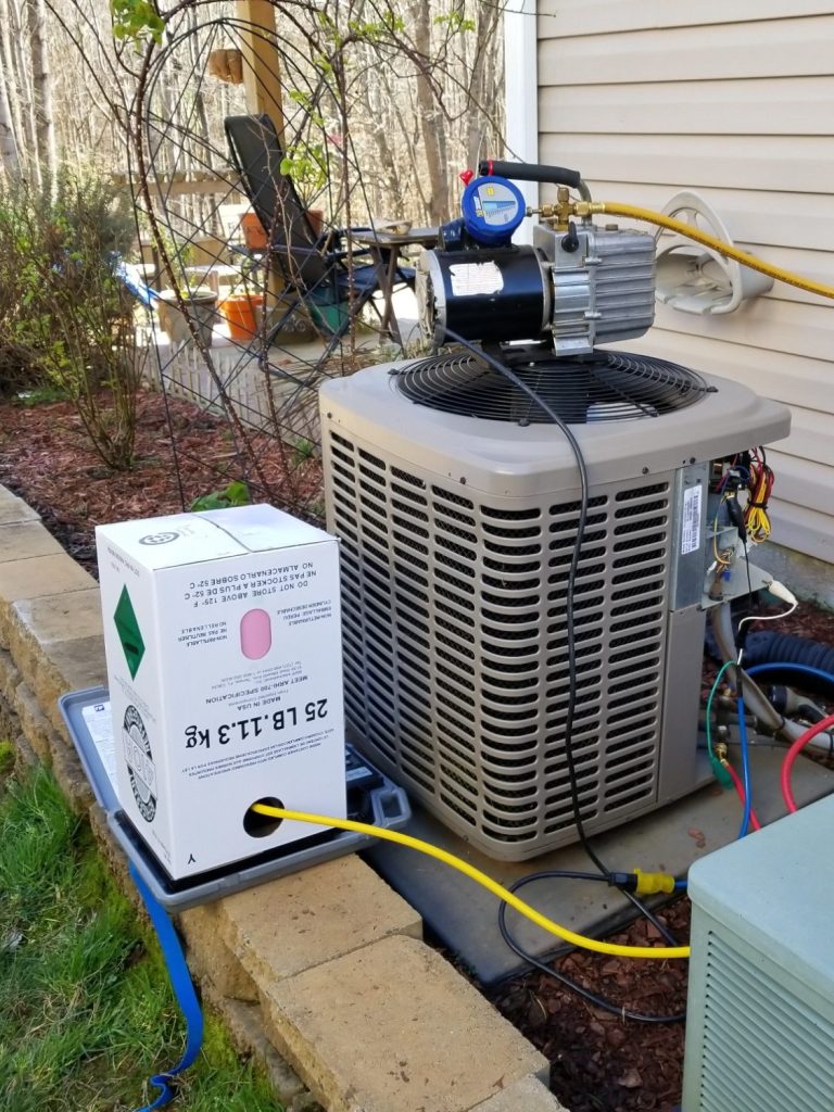 Compressor replacement, HVAC Repair, capacitor replacement, motor replacement, Furnace repair, Air conditioner repair near me, R22, freon, R410a, charge system